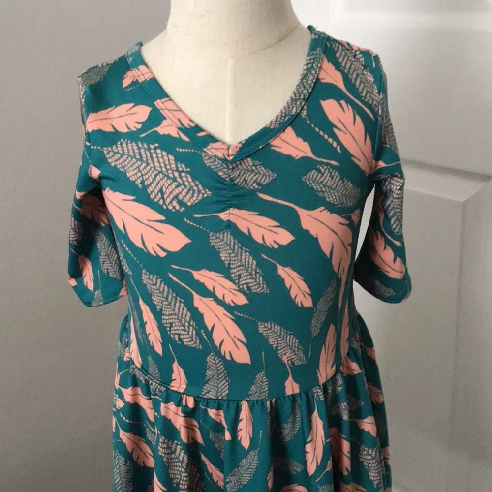 DOT DOT SMILE Girls Twirl Print Dress | 3-4